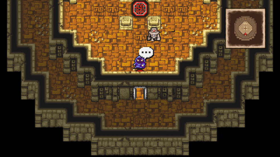 The Blue Dragon guards the teleporter in the Mirage Tower