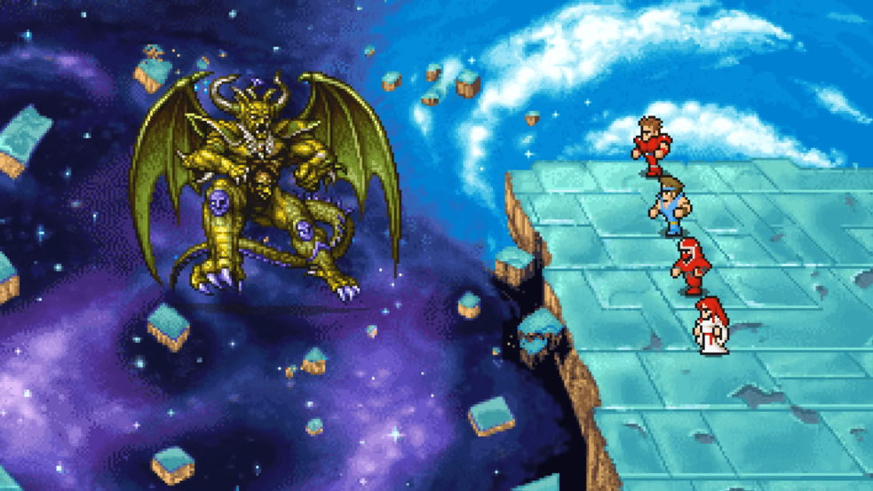 The Warriors of Light face Chaos in the final battle for the fate of the world