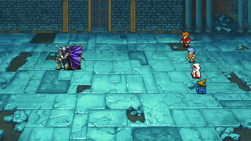 The Warriors of Light battle Garland