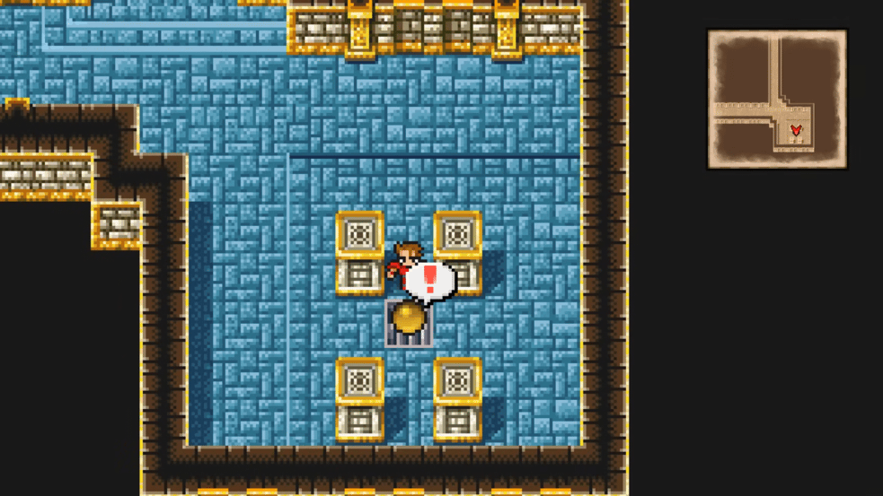 Lich blocks the path in the Chaos Shrine of the past