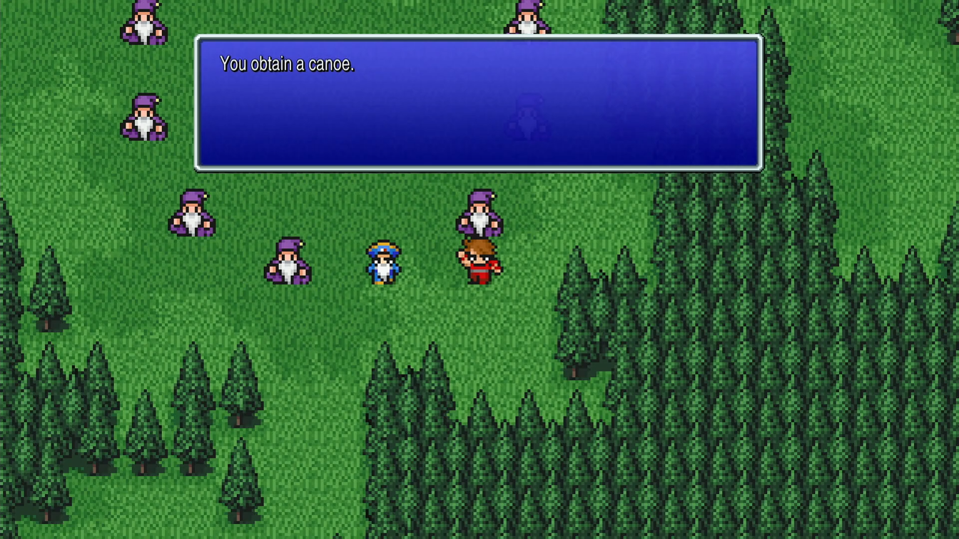 Canoe key item from Final Fantasy 1