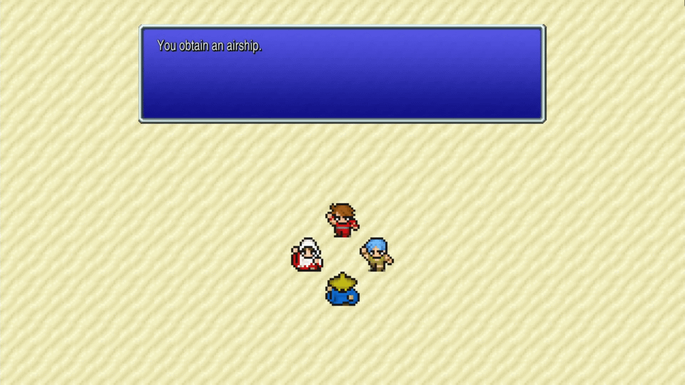 The Airship rising from Lykion Desert