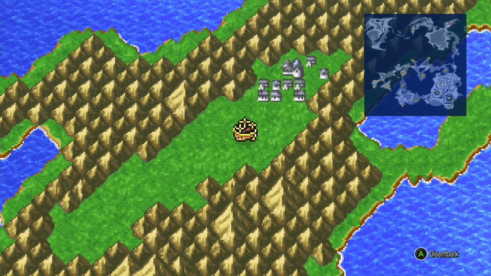 Gaia town surrounded by mountains