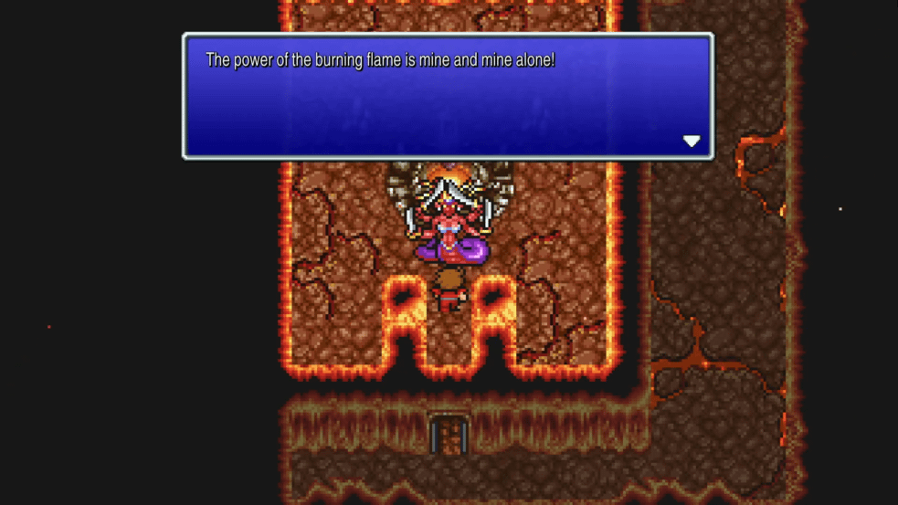 Marilith guarding the Fire Crystal