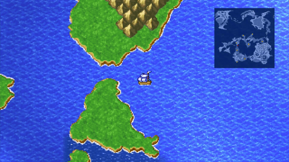 Sailing west through the canal to reach Melmond