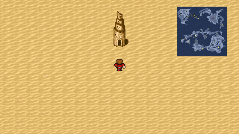 The Mirage Tower rising from the desert