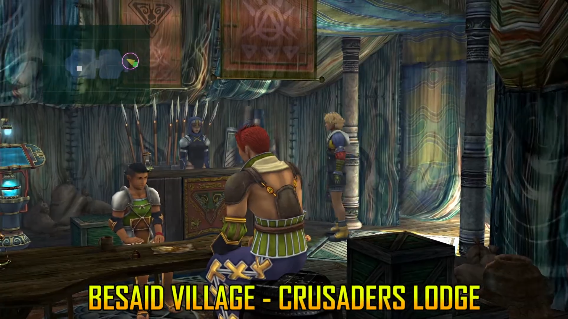 Al Bhed Primer Vol. II in Besaid Crusaders tent