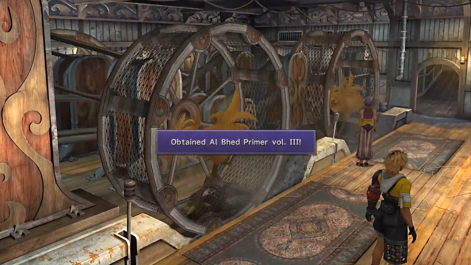 Al Bhed Primer Vol. III in the Power Room