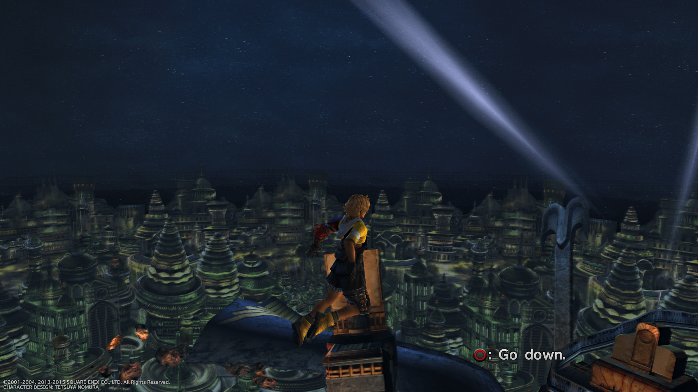 Sin attacks Zanarkand