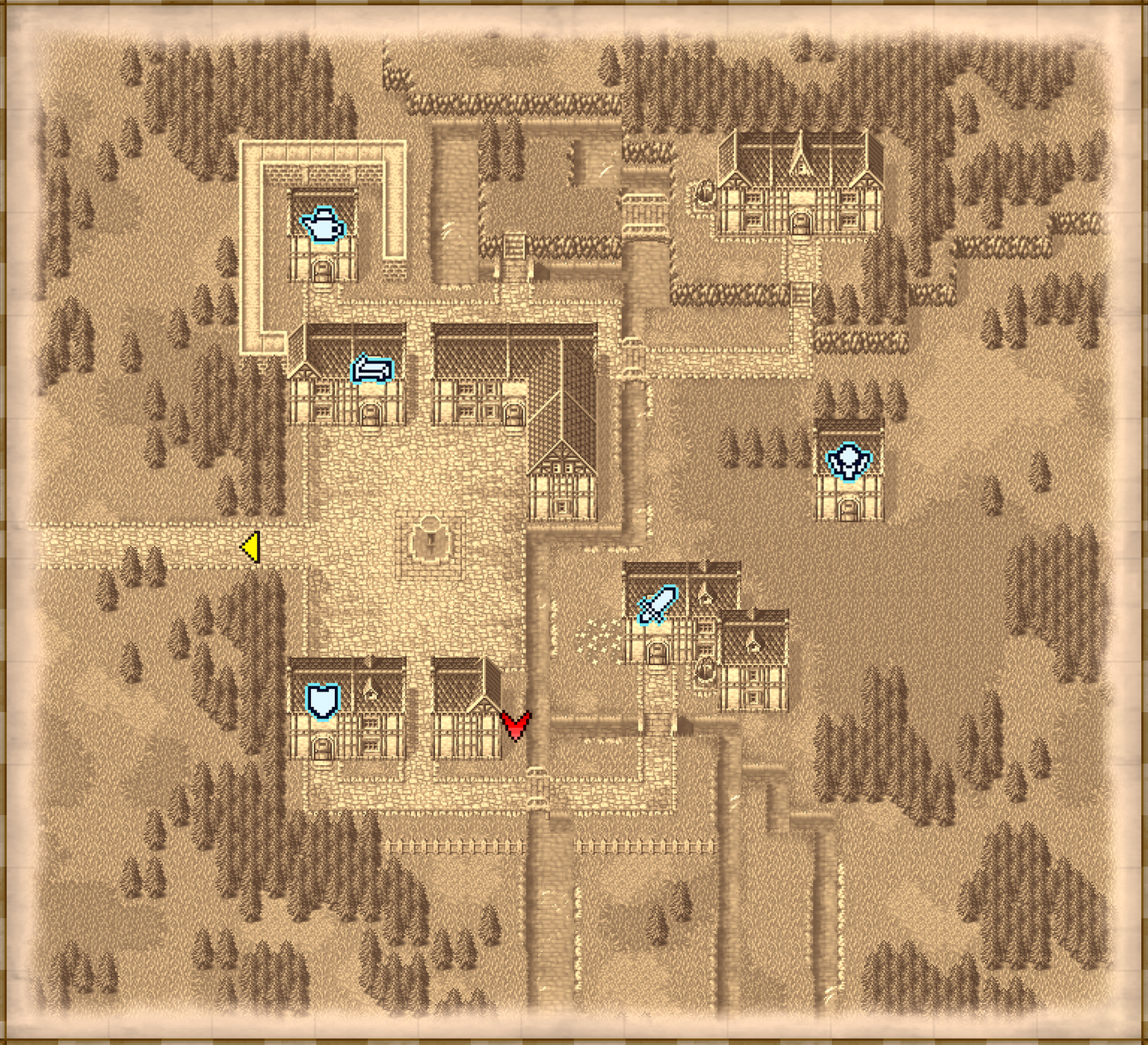 Altair town map