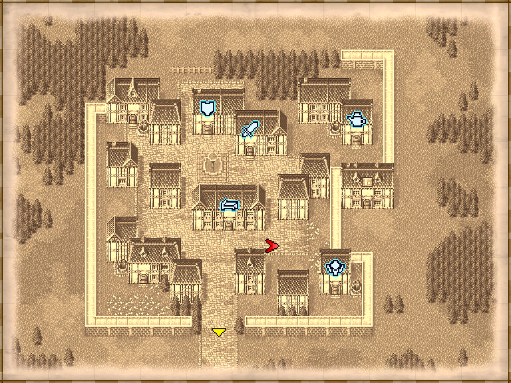 Fynn town map