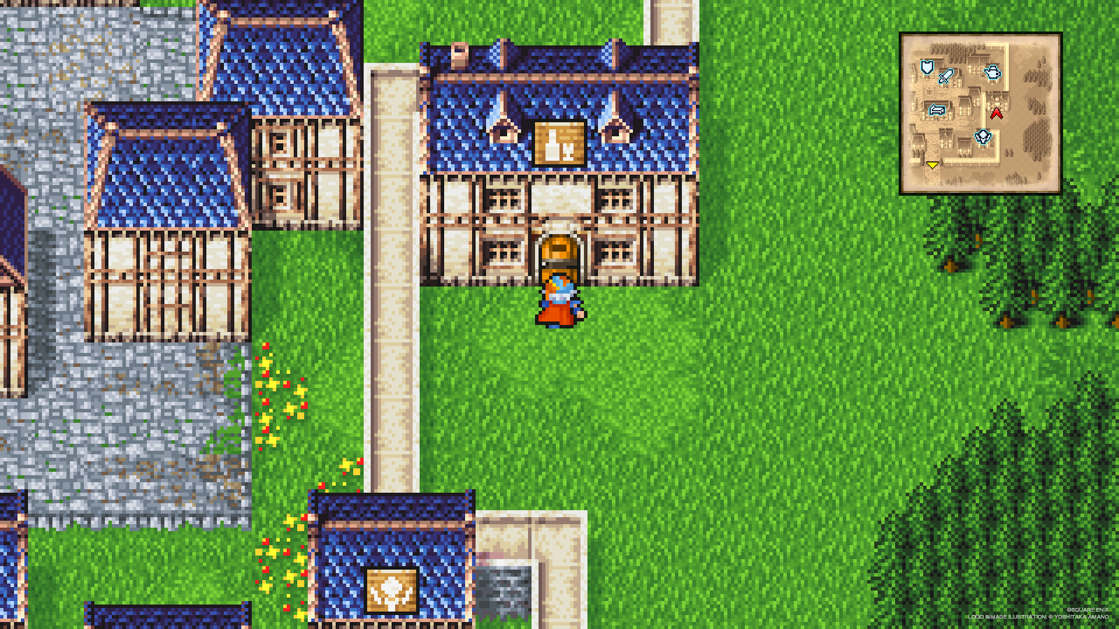 Entrance to the pub in Fynn