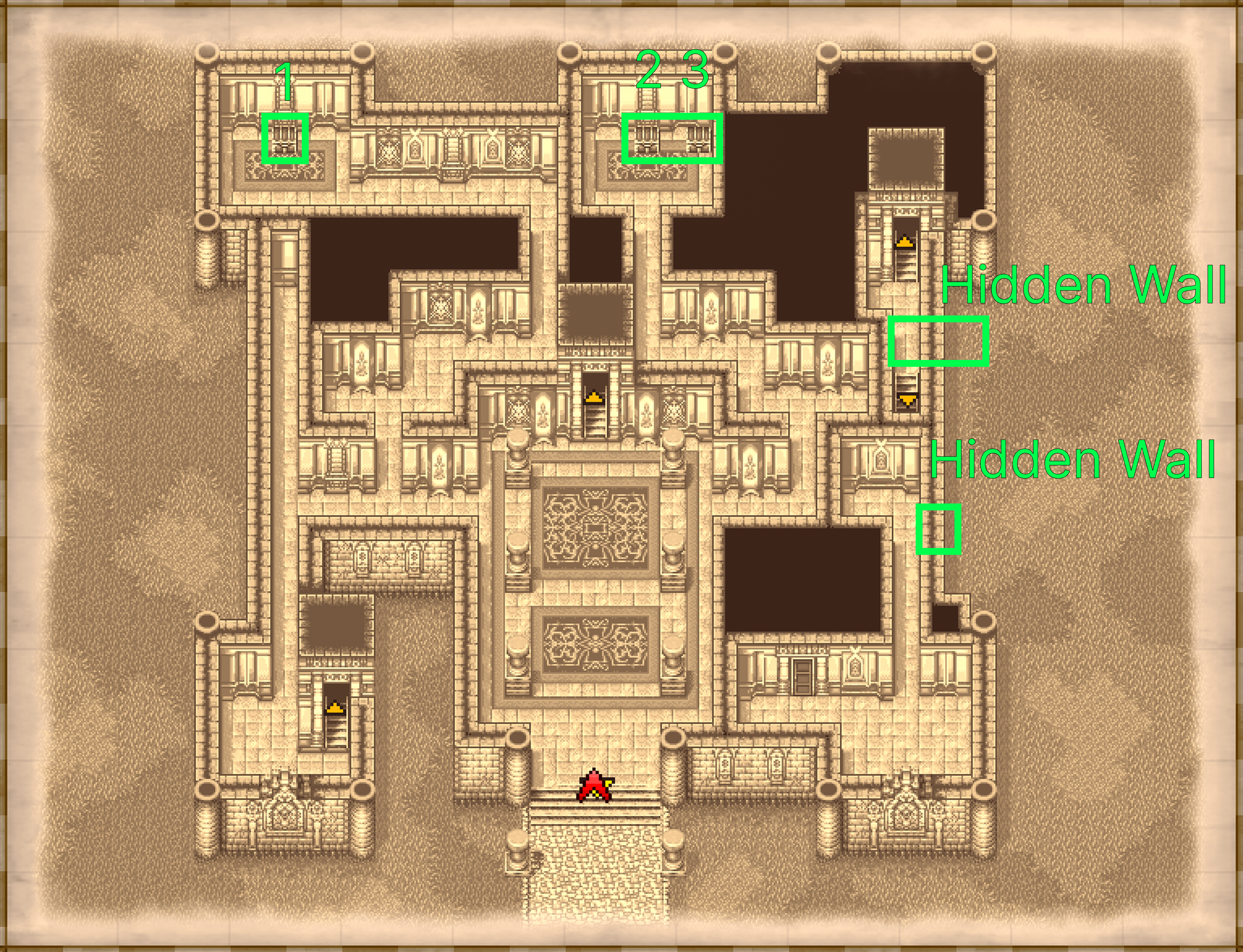 Castle Fynn 1F floor map