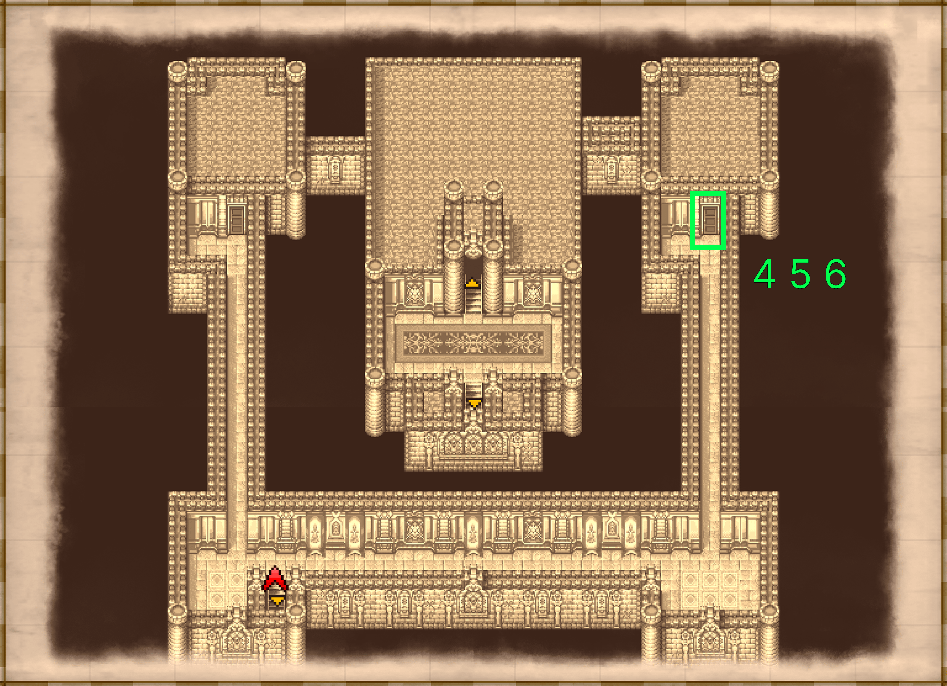 Castle Fynn 3F floor map