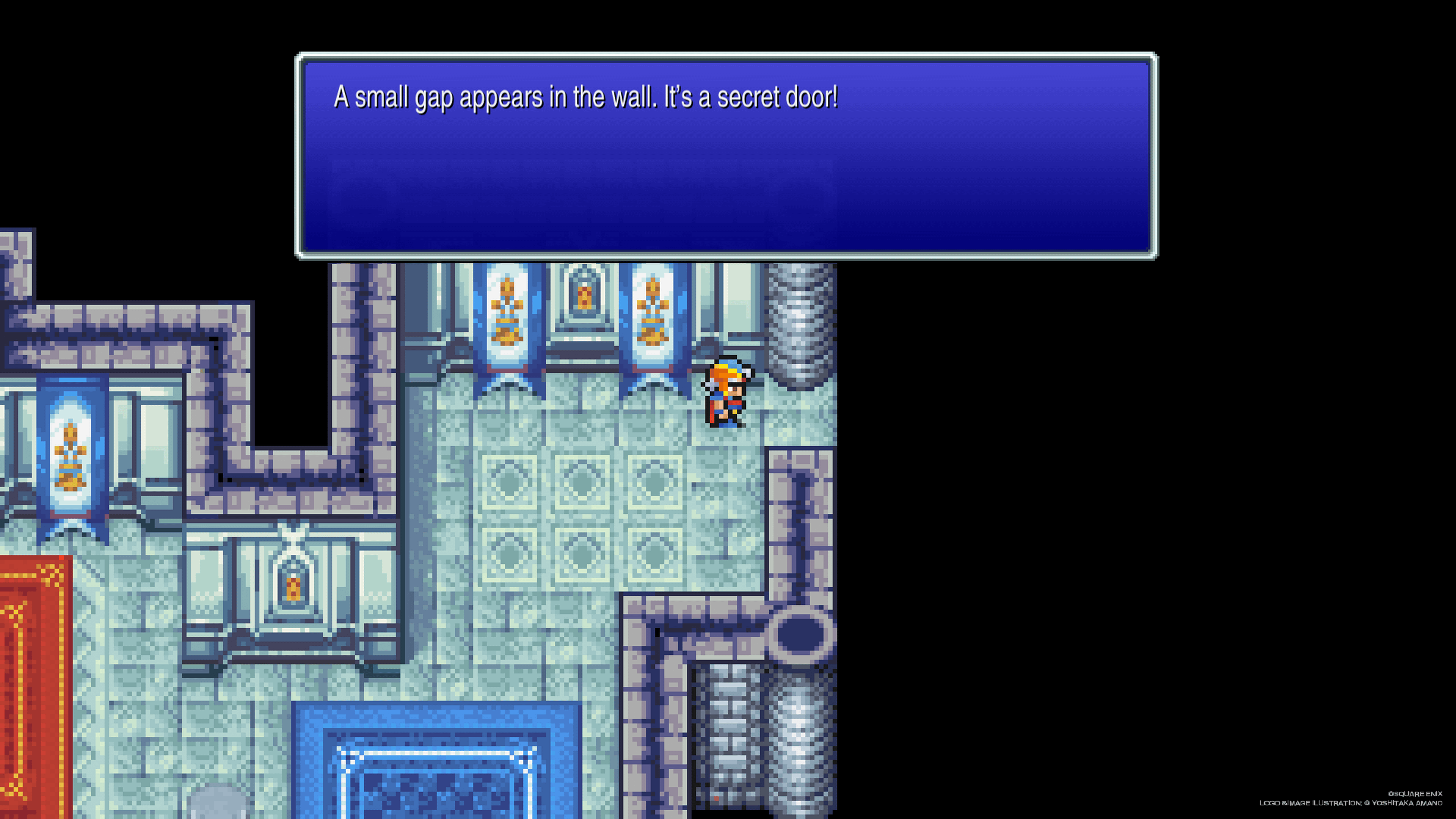 Secret door in the throne room opened with Ekmet Teloess password