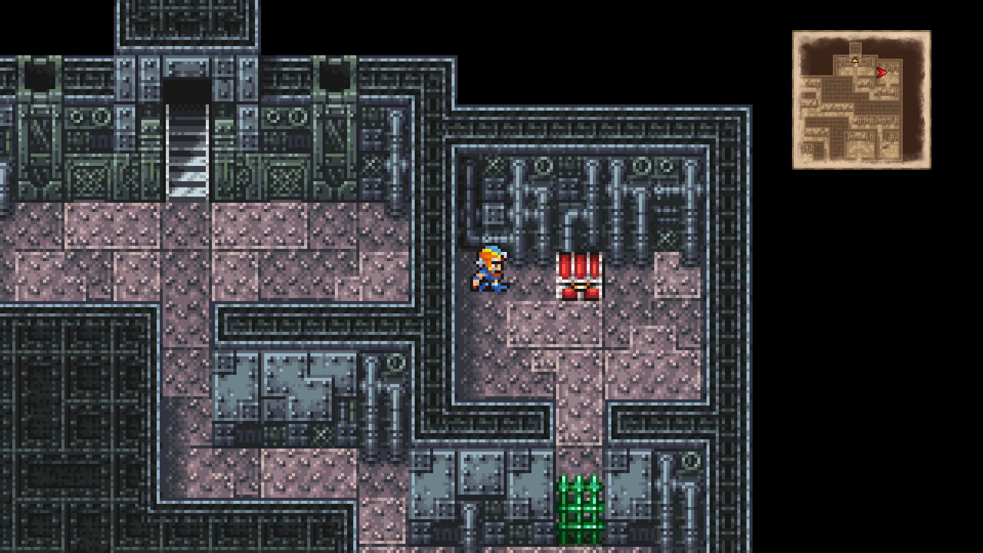 Hidden wall passage to the Sleep Blade chest