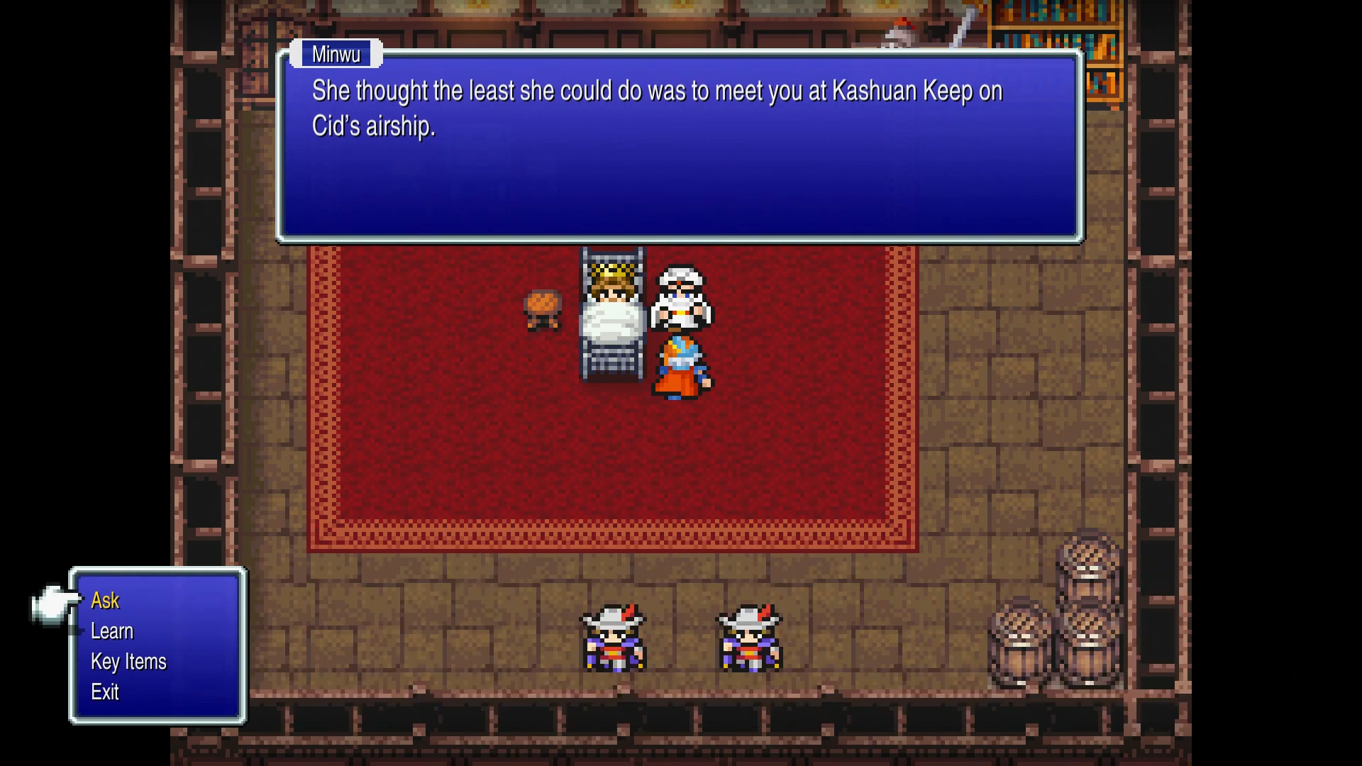 Learning about Hilda's capture