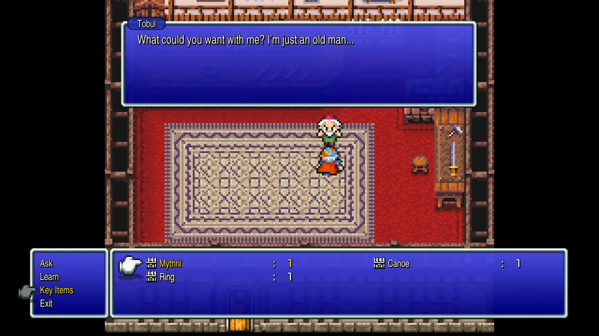 Tobul the blacksmith in Altair's weapon shop