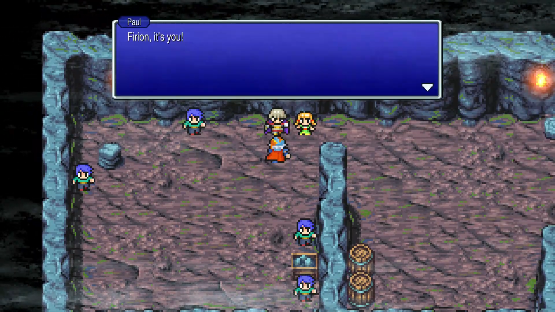 Meeting Paul with the rescued captives