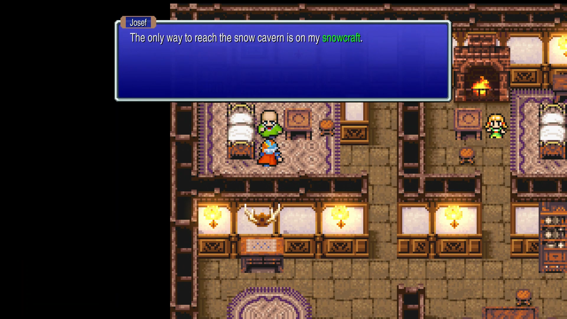 Josef explaining about the Snowcraft hidden in Semitt Falls